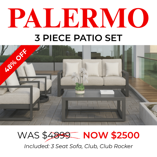JUST SOLD: Palermo 3 Piece Set - SAVE 50%