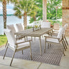 Welles 7 Pce Rustic Dining Set