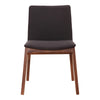 Pair of DECO DINING CHAIRs BLACK