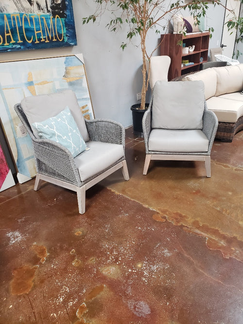 Loom Club Chair - 2 Available - 65% Off - Outdoor Teak - - Greathouse