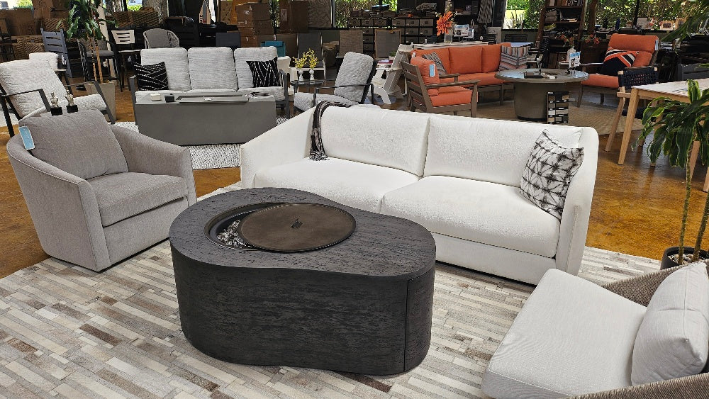 SOLD - Bernhardt Solana Outdoor Upholstered Sofa SAVE 75%