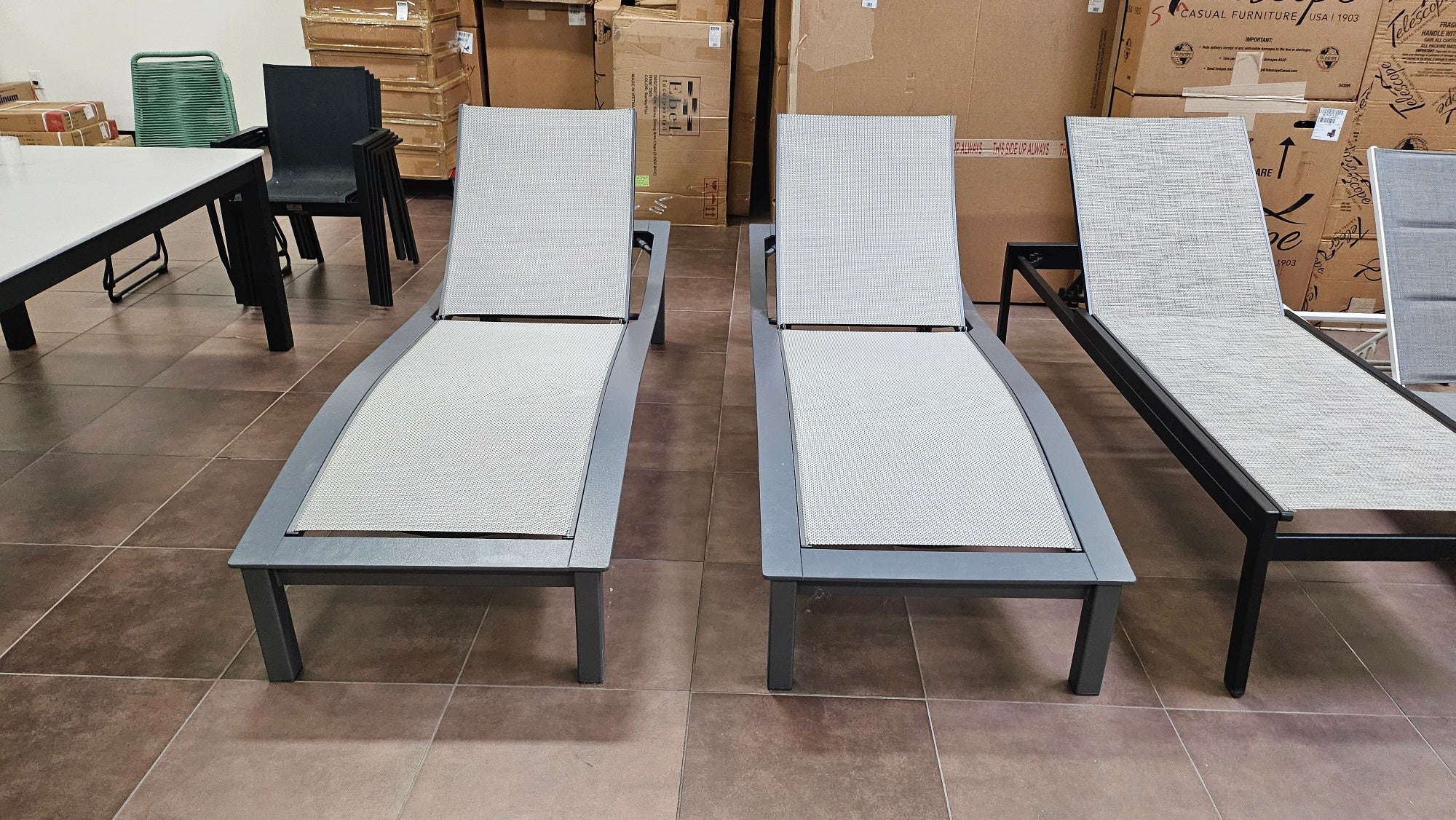 BAZZA Chaise Loungers (set of 2) only $499