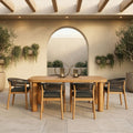 Kamari 7 Pce Teak Dining Set - Teak - - Greathouse