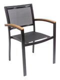 Parker FS Sling Dining Chair - Black