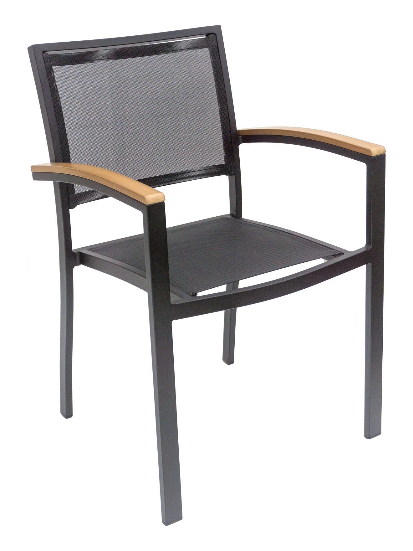 Parker FS Sling Dining Chair - Black