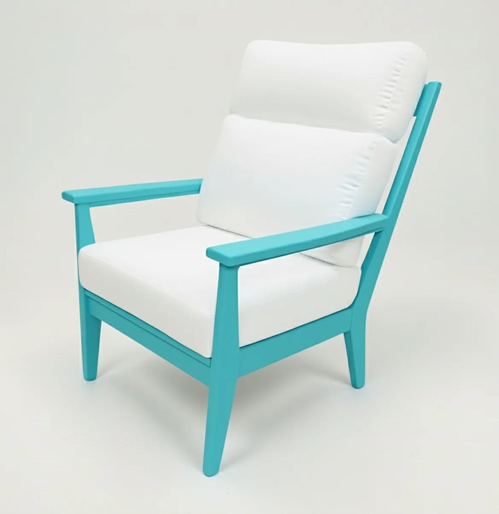 Abaco High Back Seating Set - Poly lumber material - SAVE 15% - Marine Grade Polymer - - Greathouse