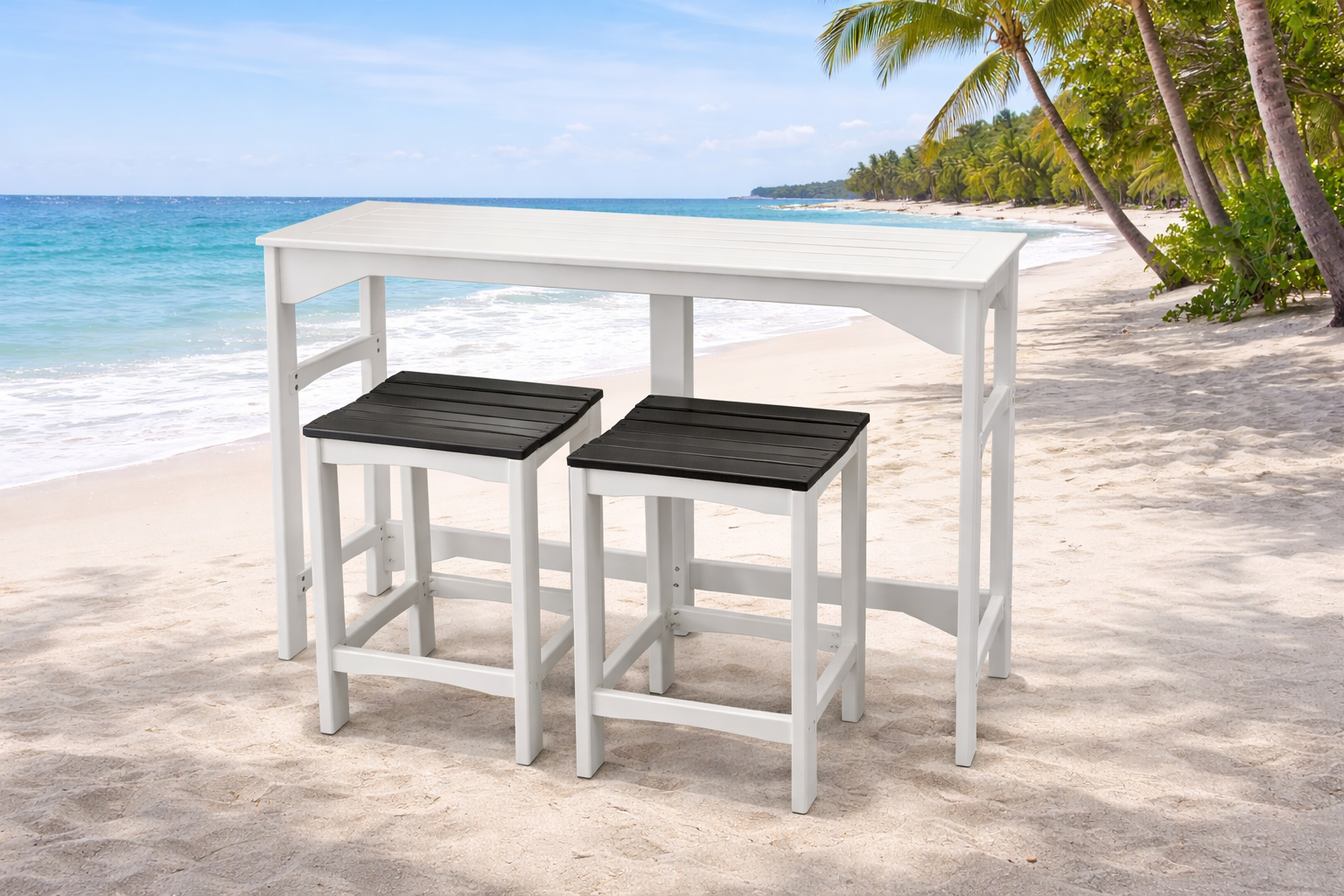 Abaco 3 pce Bar/Counter Set - poly lumber material - SAVE 20%