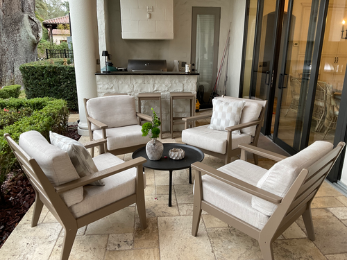 Abaco Club Chair - Poly lumber material- SAVE 15% - Marine Grade Polymer - - Greathouse