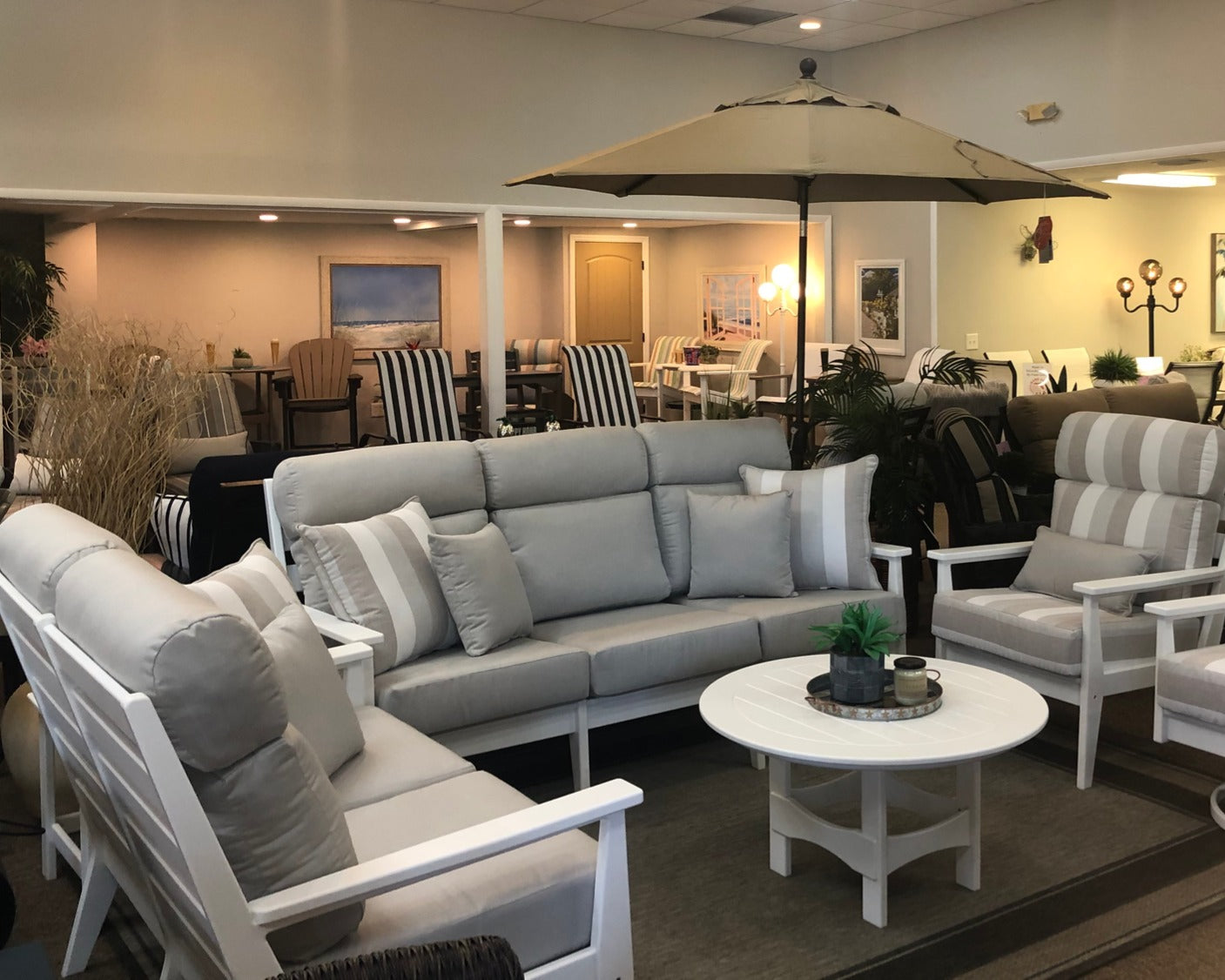 Abaco High Back Seating Set - Poly lumber material - SAVE 15%