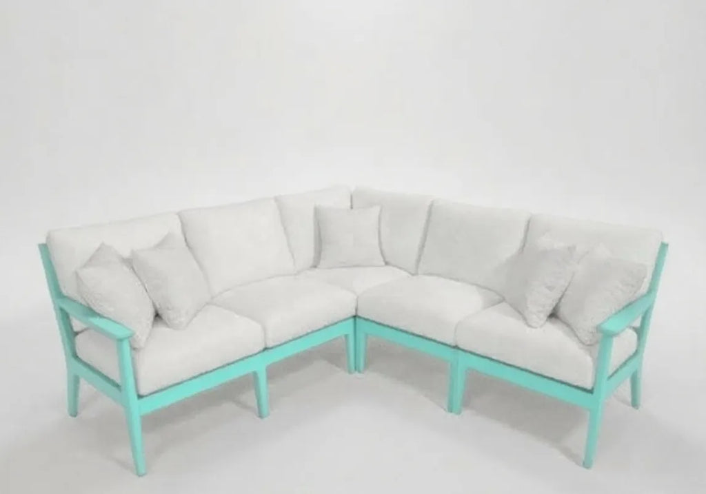 Abaco Sectional - poly lumber material - SAVE 25% - Marine Grade Polymer - - Greathouse