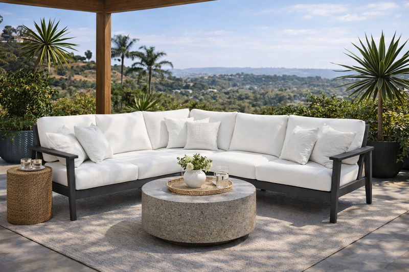 Abaco Sectional - poly lumber material - SAVE 25% - Marine Grade Polymer - - Greathouse