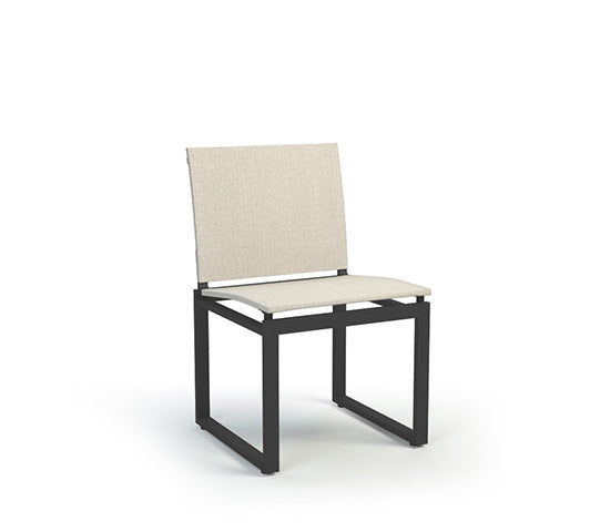 Allure Dining Armless Chair - Outdoor Aluminum - - Greathouse