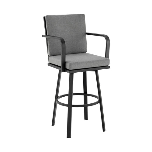 Arnault Swivel Bar / Counter Stool - Outdoor Aluminum - - Greathouse
