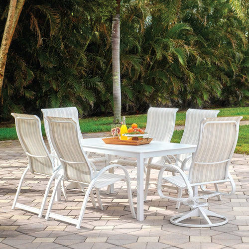 Aruba 7 Pce Dining Room Set - Marine Grade Polymer - - Greathouse