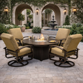Belle Isle Club Chair Sets - Aluminum - - Greathouse