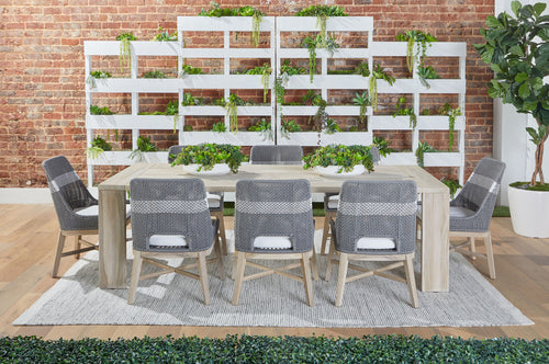 Big Sur 9 Pce Teak Dining Set - Teak - - Greathouse