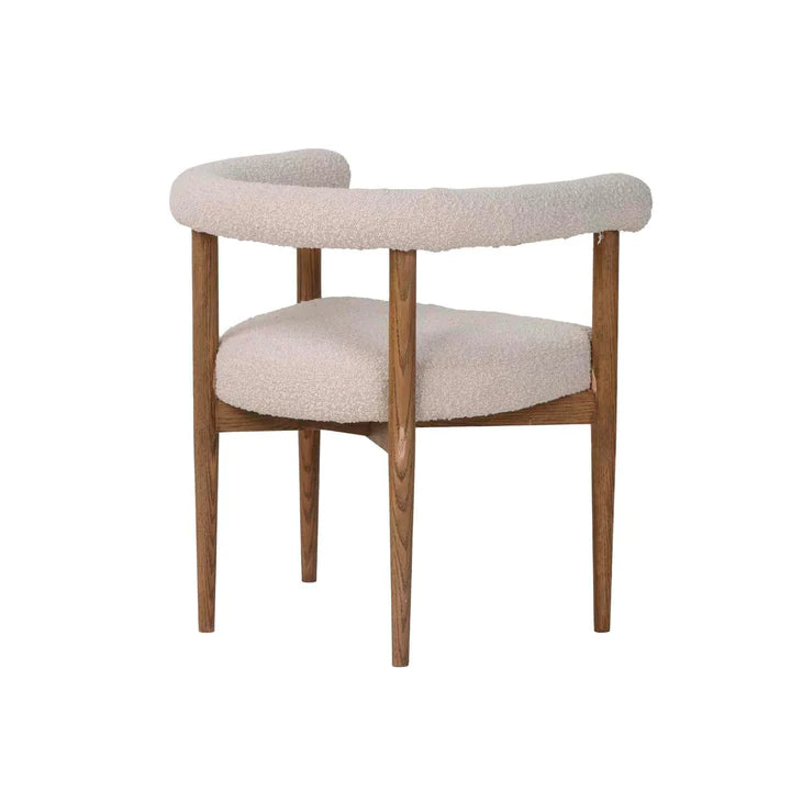 Bonita Boucle Dining Chair - Dining Chairs - - Greathouse
