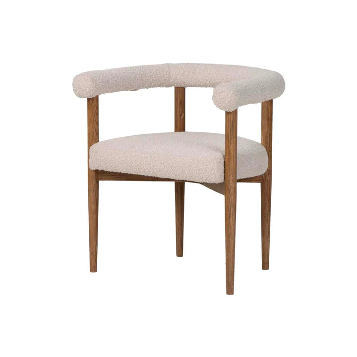 Bonita Boucle Dining Chair - Dining Chairs - - Greathouse