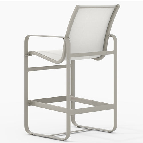 Brasilia Sling Bar Stool - Outdoor Aluminum - - Greathouse