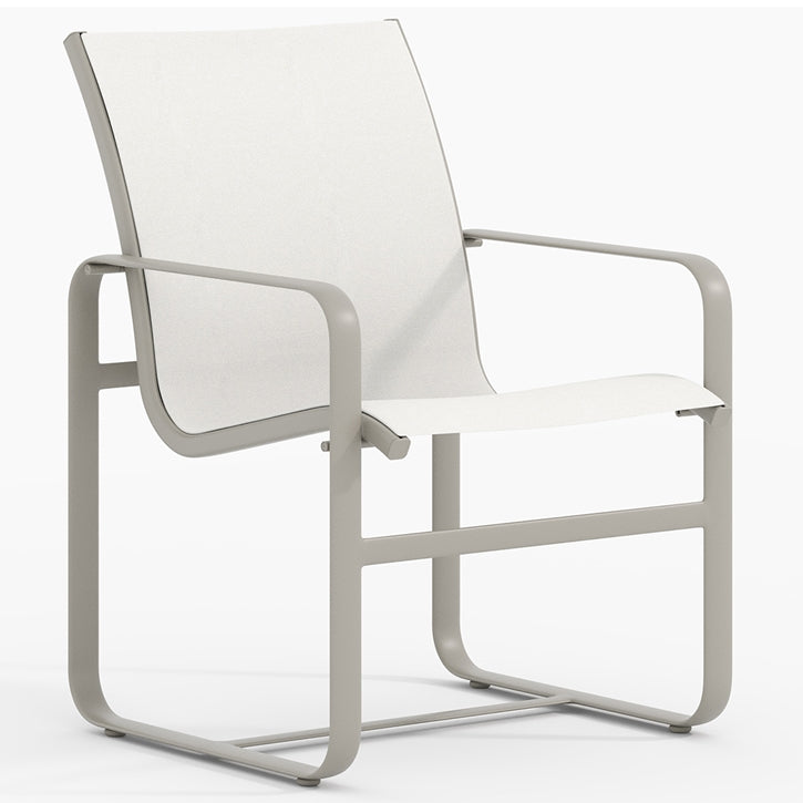 Brasilia Sling Dining Chair - Outdoor Aluminum - - Greathouse