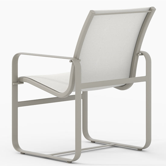 Brasilia Sling Dining Chair - Outdoor Aluminum - - Greathouse