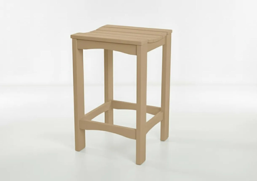 Abaco Backless Counter Stool - 6 Colors - Marine Grade Polymer - - Greathouse