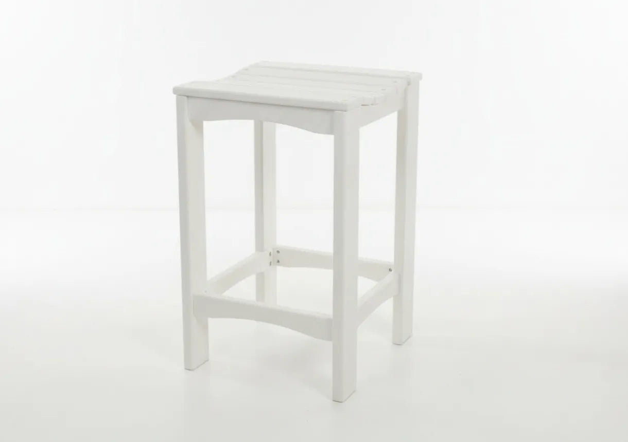 Abaco Backless Counter Stool - 6 Colors - Marine Grade Polymer - - Greathouse