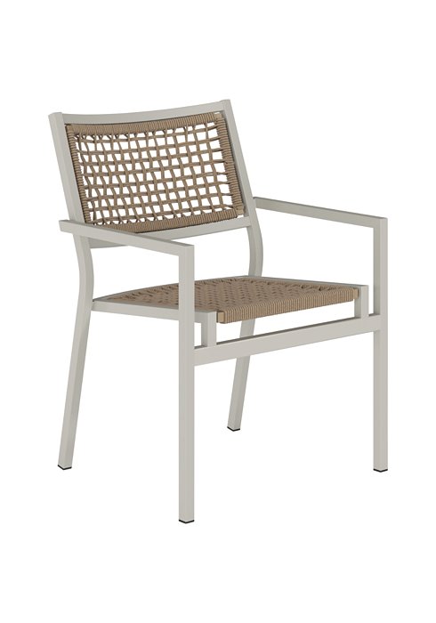 7 Pce Cabana Club Rope Dining Set - Aluminum - - Greathouse