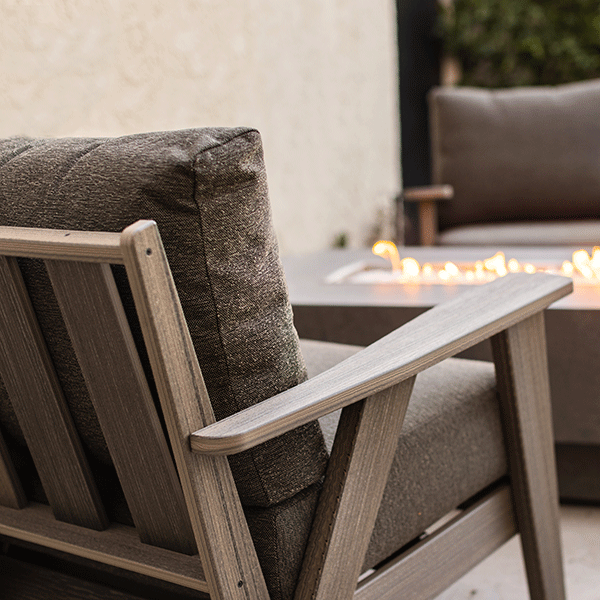 Patriot 3 Pce Outdoor Set Coastal Gray