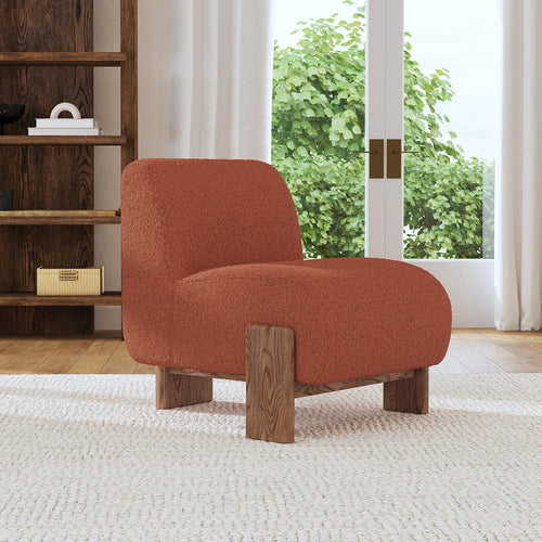 Chelsea Accent Chair Rust - accent chairs - - Greathouse