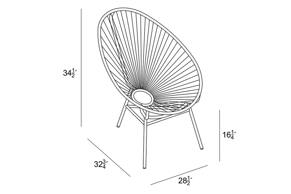 Acapulco BLUE Club Chair 60% Off! - Outdoor - - Greathouse