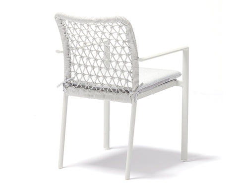 Club Dining Arm Chair - Aluminum - - Greathouse