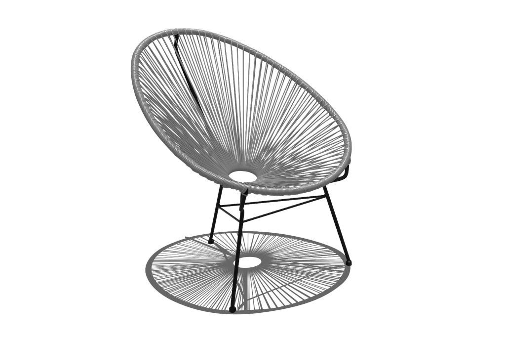 Acapulco Gray Club Chair - 60% Off! - Outdoor - - Greathouse