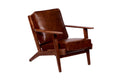 Corvallis Harvest Leather Accent Chair - Chairs - - Greathouse