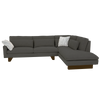 TEST Spalding Sectional - Brown Legs