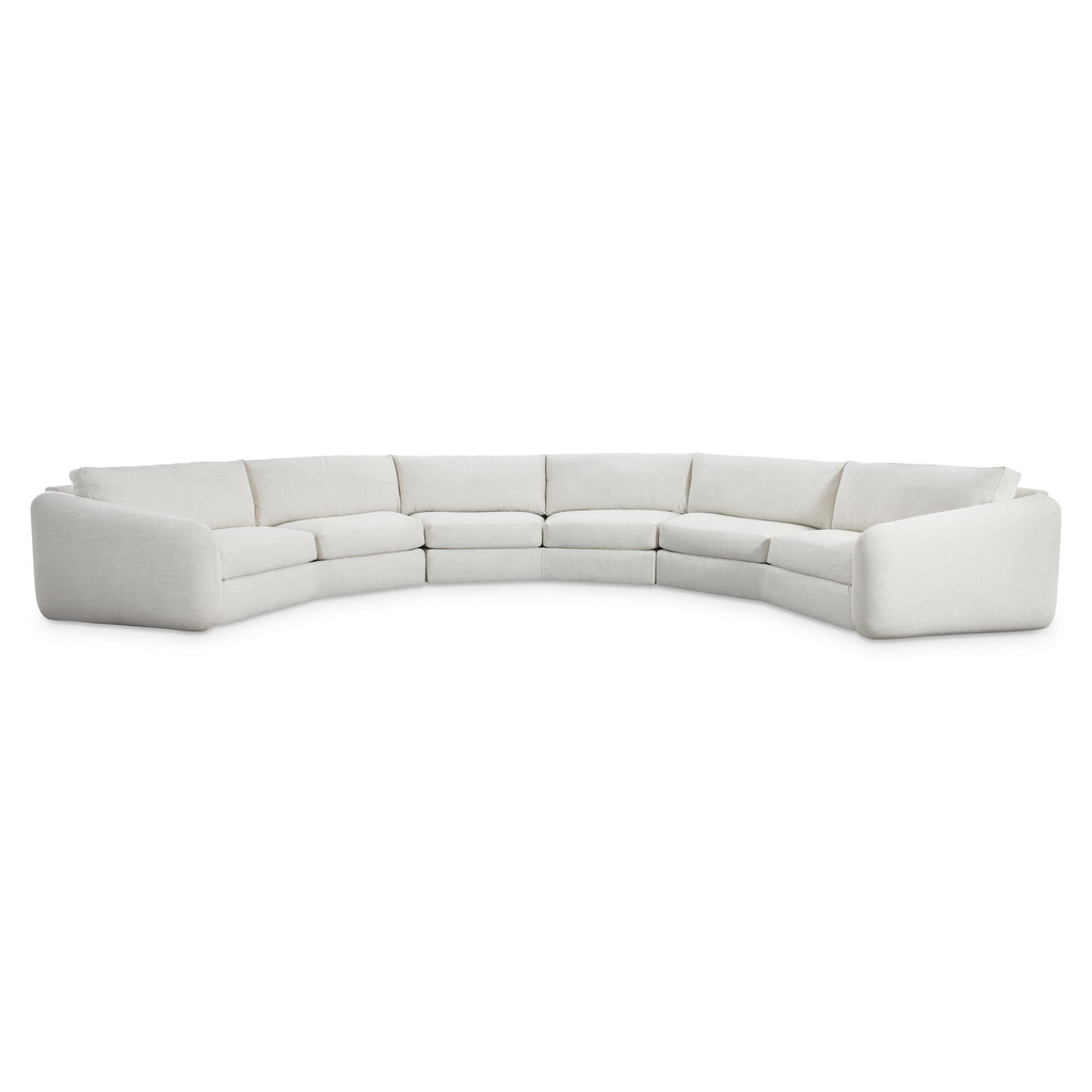 Del Sol 3 Pce Curved Sectional - - - Greathouse