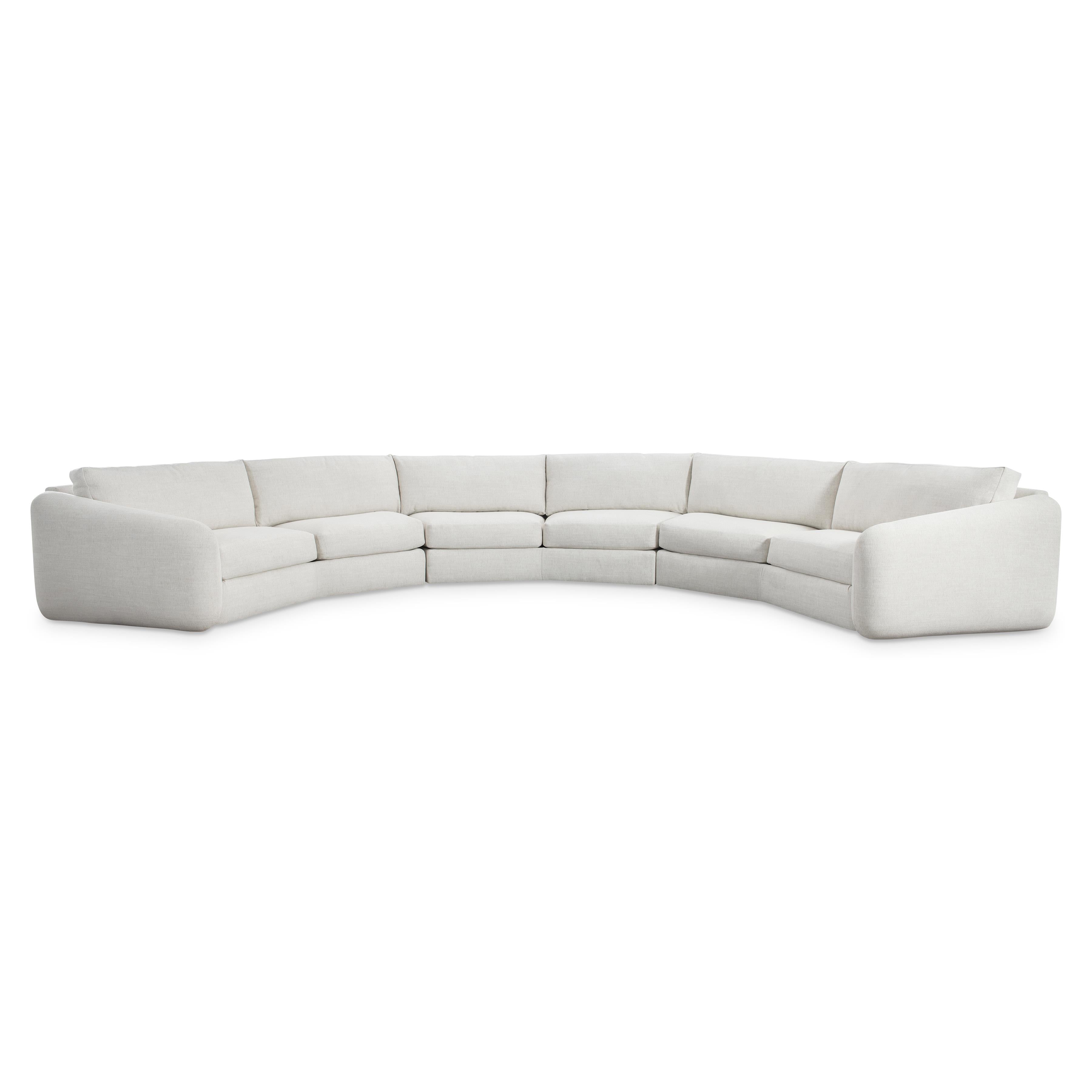 Del Sol 3 Pce Curved Sectional - - - Greathouse