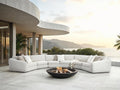 Del Sol 3 Pce Curved Sectional - - - Greathouse