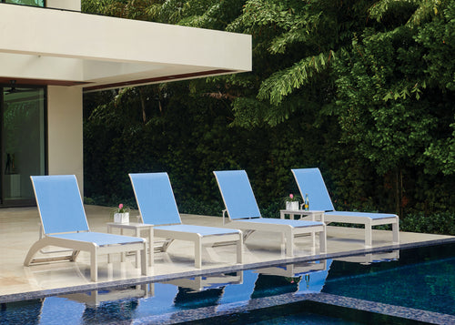 Dune MGP Stackable Chaise Lounge - Outdoor Dining Chairs - - Greathouse