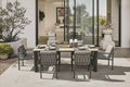 Elegent 7 Pce Table Set - SAVE 30% - Outdoor Aluminum - - Greathouse