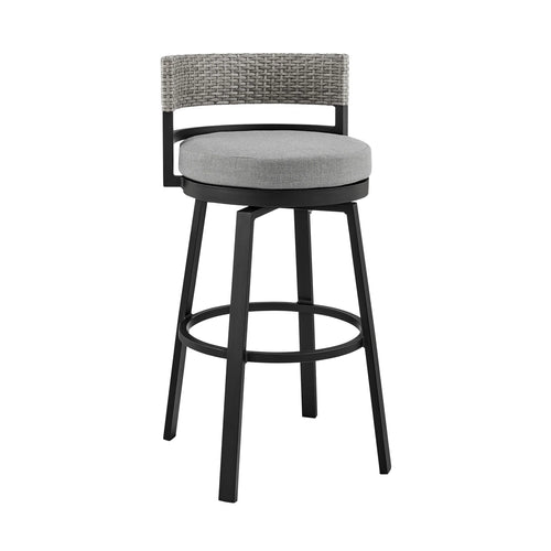 Encinitas Swivel Bar / Counter Stools - Outdoor Rope - - Greathouse