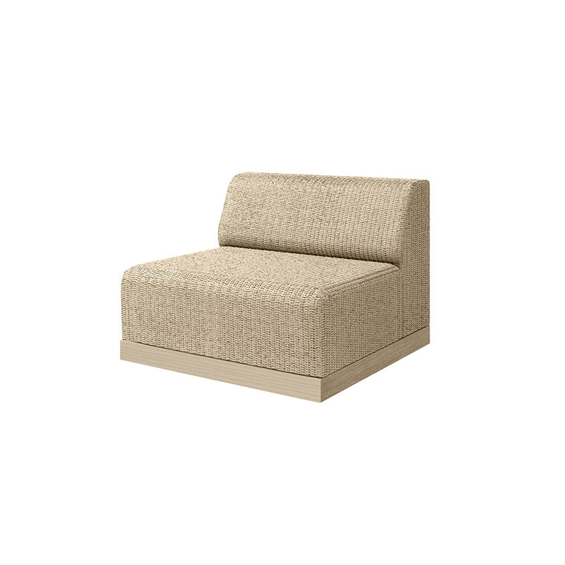 Grande Armless Club Chair - Outdoor Wicker - - Greathouse