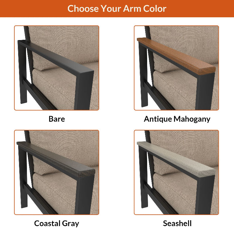 Landon 3 Pce High Back  Love Seat Set