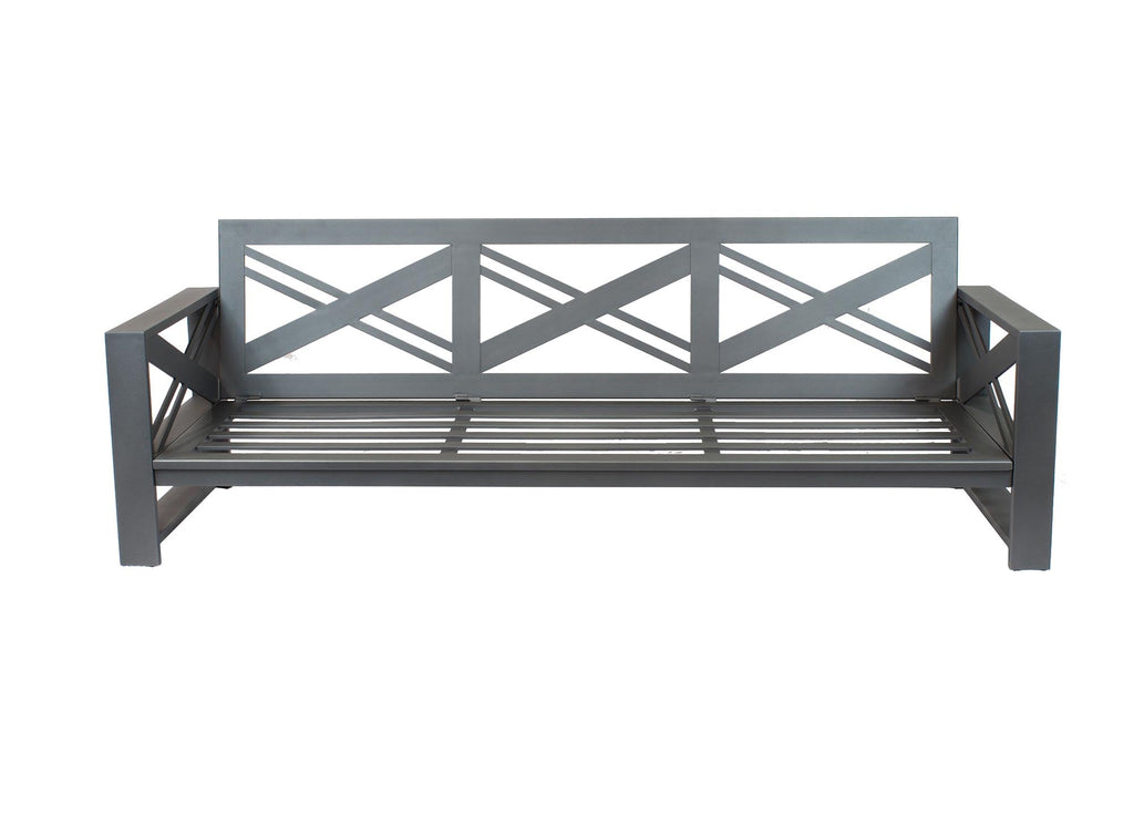 Jolee 3 Pce Seating Set - Aluminum - - Greathouse