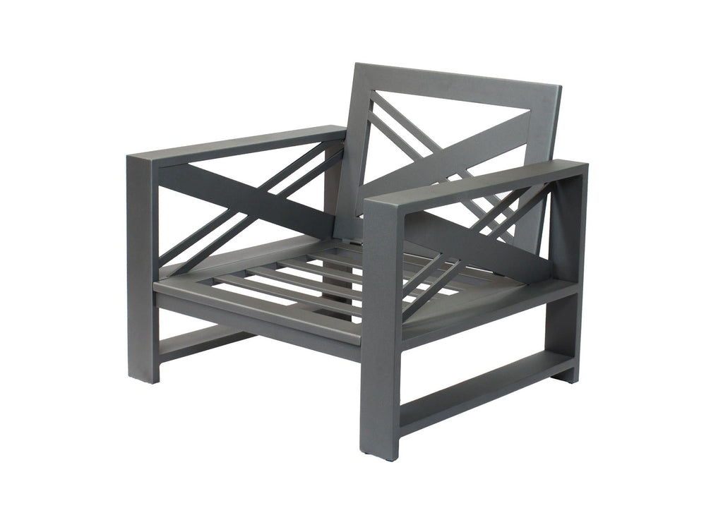 Jolee 3 Pce Seating Set - Aluminum - - Greathouse