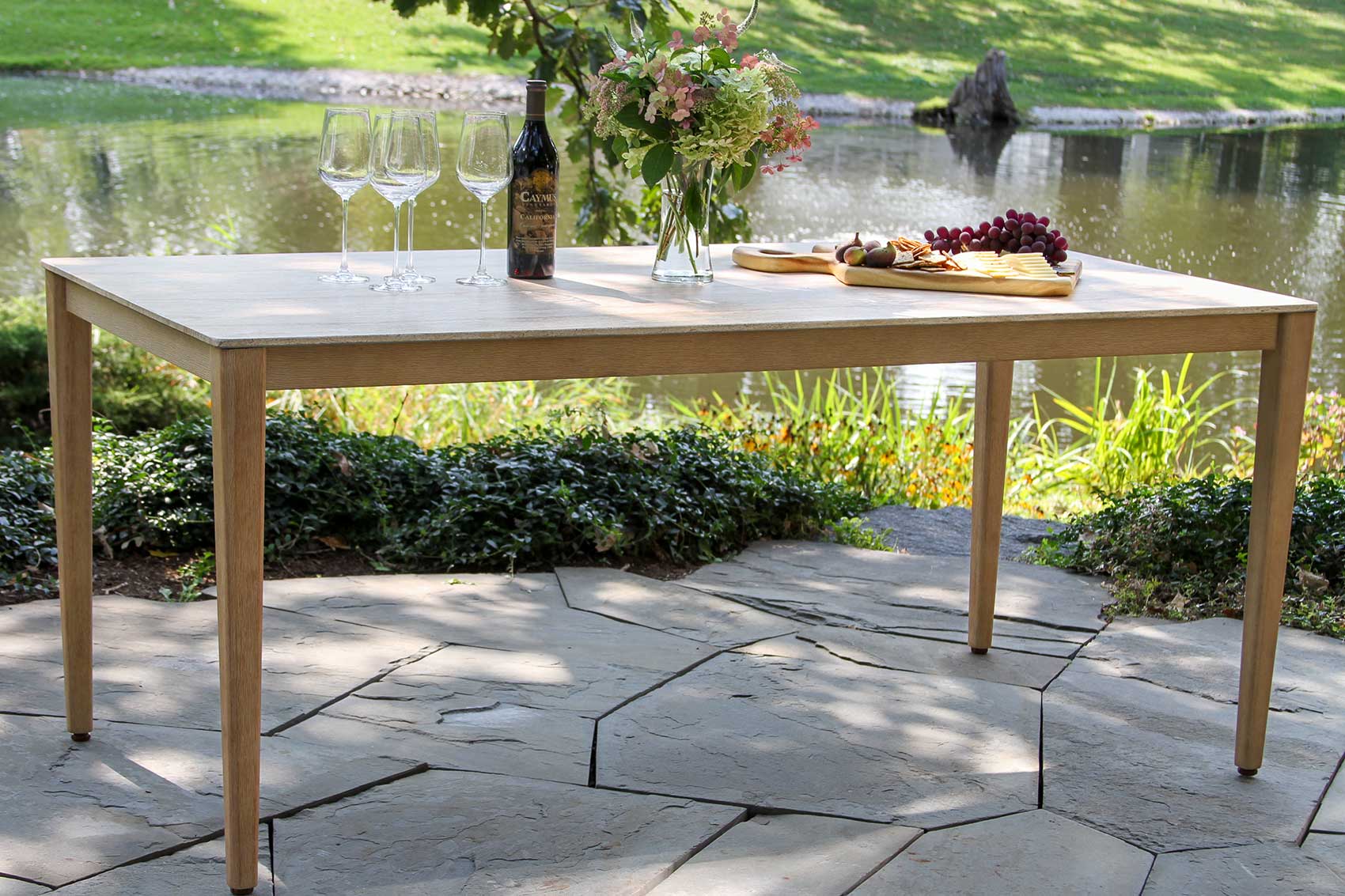 La Jolla 6 Piece Dining Set Travertine - 25% OFF