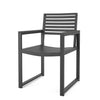 Landon Dining Arm Chair - Gray