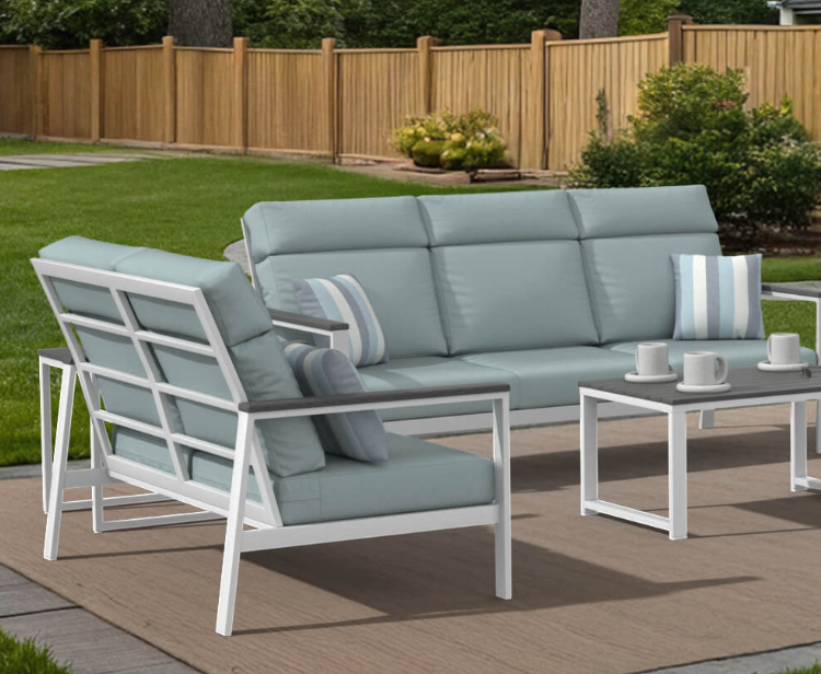 Landon High Back Swivel Club Chair - Aluminum - - Greathouse
