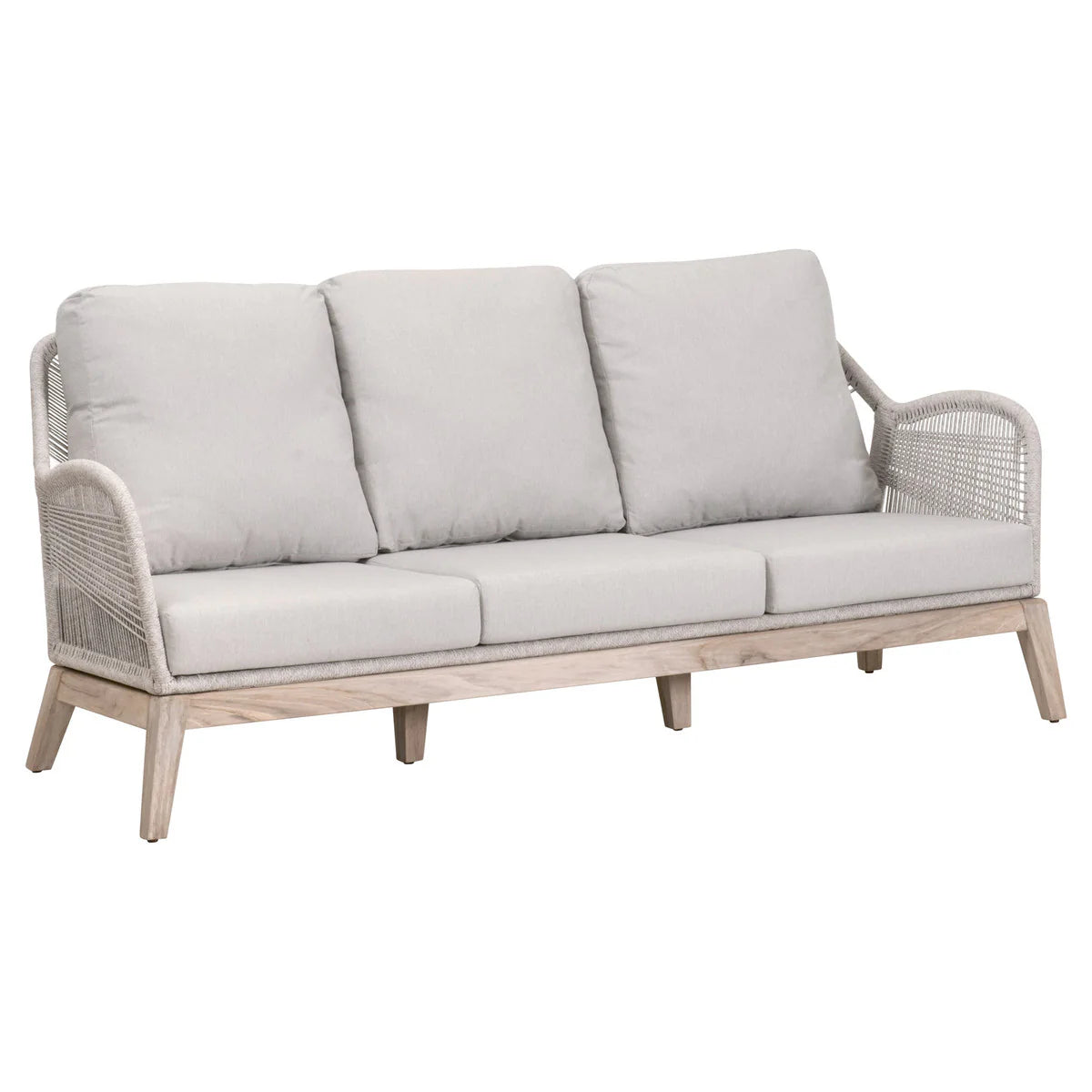 Loom Outdoor 3 Pce Set - Outdoor Teak - - Greathouse