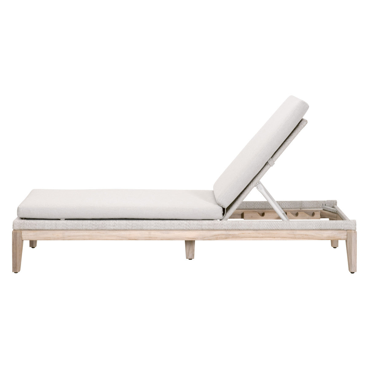 Loom Outdoor Chaise Lounge - Outdoor Teak - - Greathouse